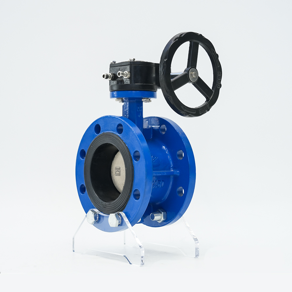 Valvola a farfalla con flangia a turbina D341X-16Q Valvola a farfalla con flangia a turbina D341X-16Q